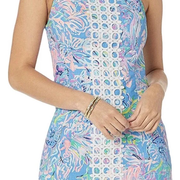 Lilly Pulitzer Pearl Stretch shift in All together now size 8 - Picture 5 of 7